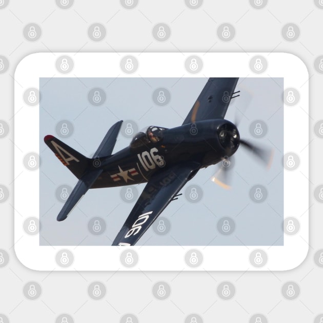 F8F Bearcat Sticker by acefox1